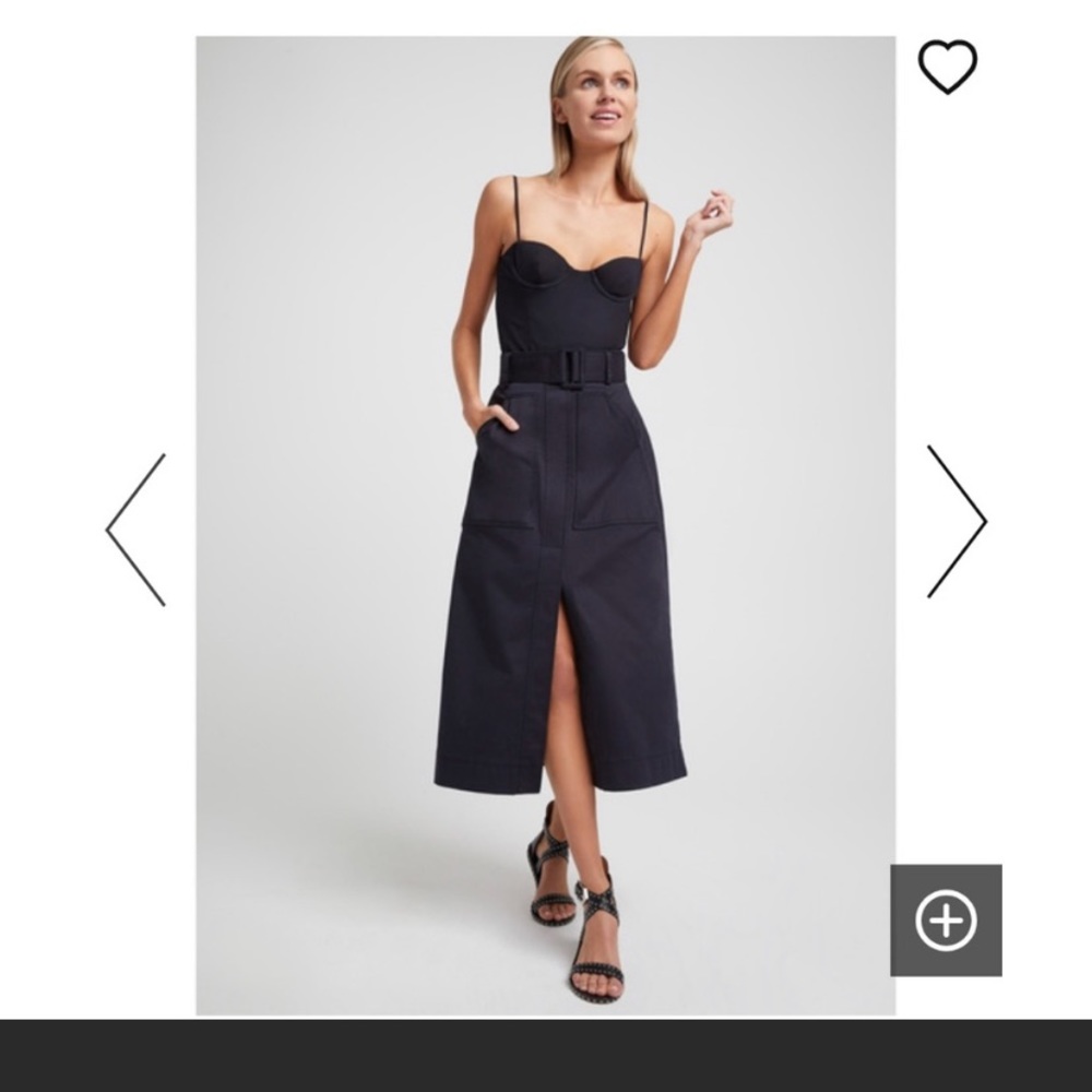 Goop Danielson Midlength Skirt w/ Pockets